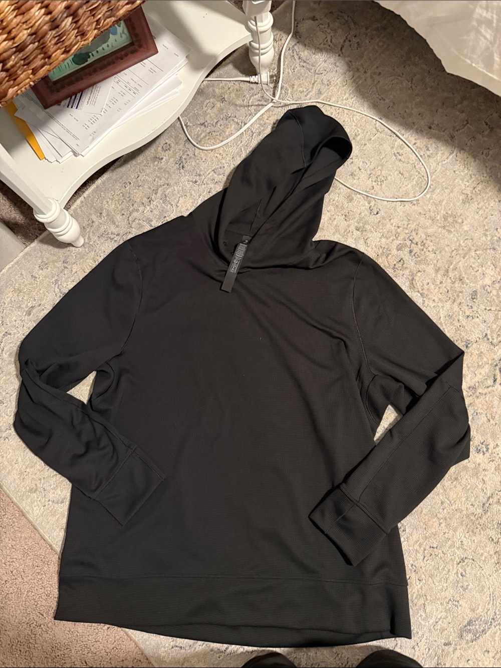 Men's LululemonBlack Hooded Performance Pullover
